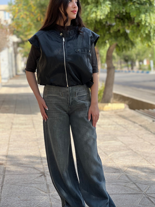 وست چرم زنانه
